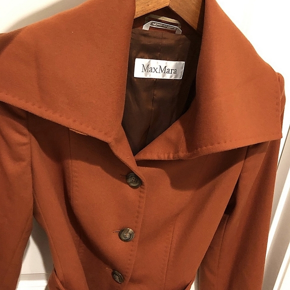 EUC Max Mara Virgin Wool Wrap Coat - Picture 2 of 11